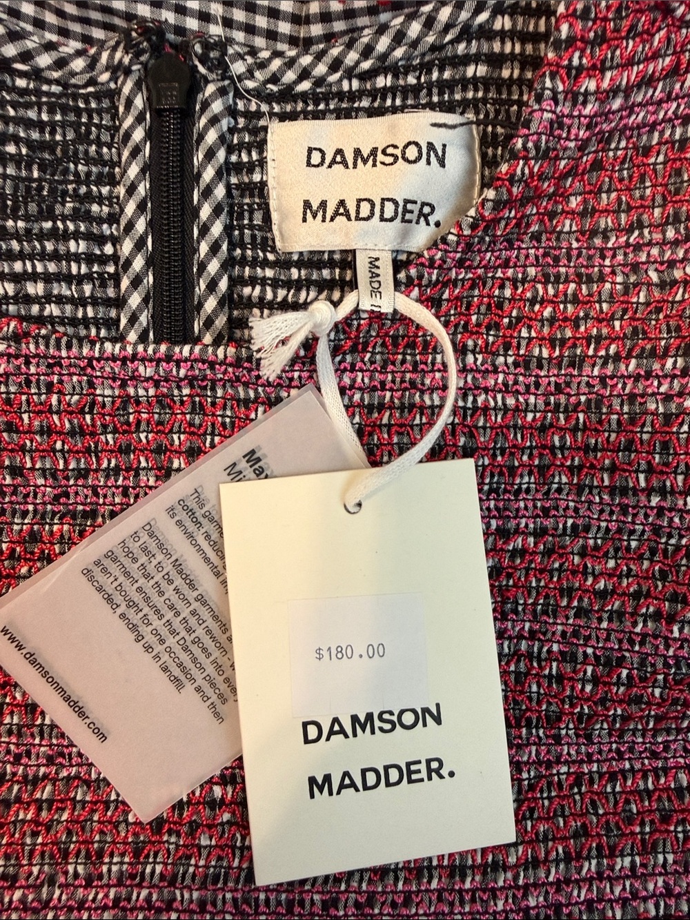 DAMSON MATTER Women's Audrey Mini Dress - Picture 9 of 13